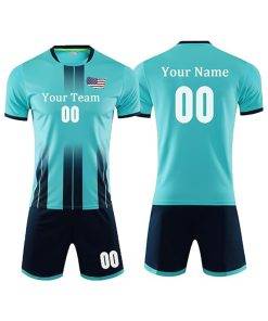 Draktsett Fotboll Blå