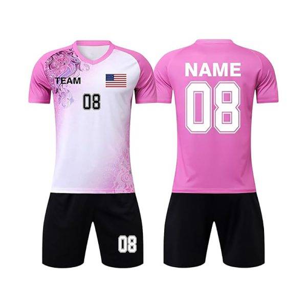 Draktsett Fotboll Rosa