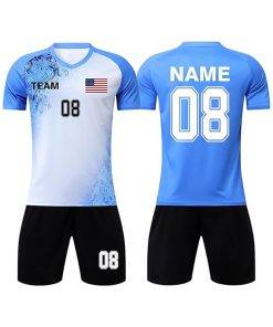 Draktsett Fotboll Blå