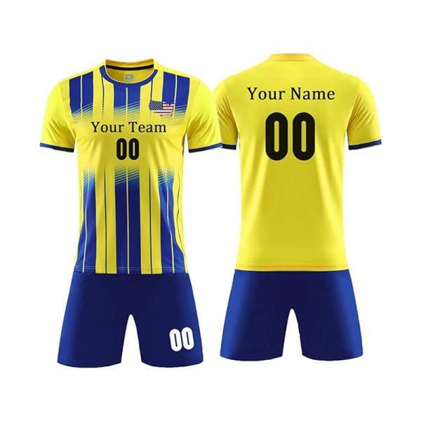 Draktsett Fotboll Gul