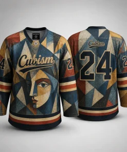 Hockeydrakt med Kubismedesign