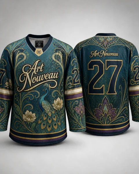 Hockeydrakt med Art Nouveau