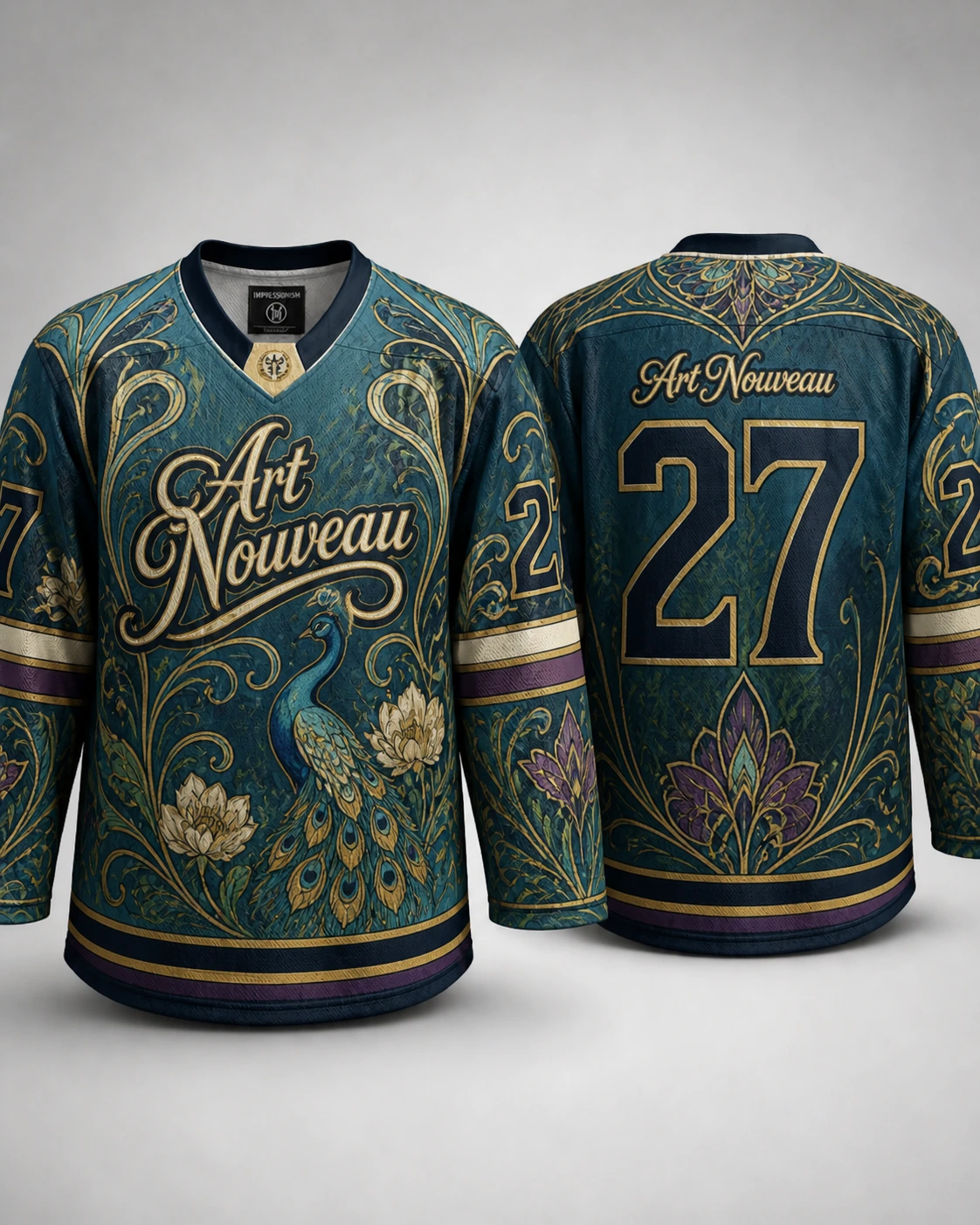 Hockeydrakt med Art Nouveau