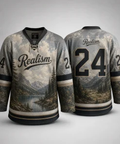 Hockeydrakt med Realismedesign