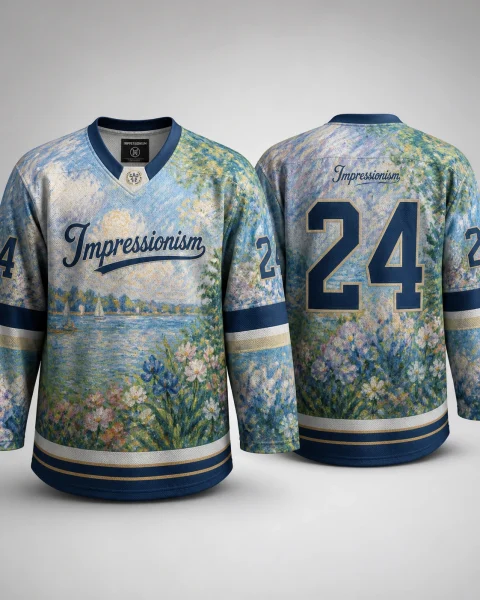 Hockeydrakt med Impressionism design