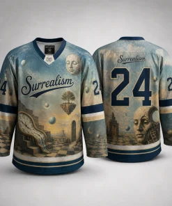 Hockeydrakt med  Surrealismdesign