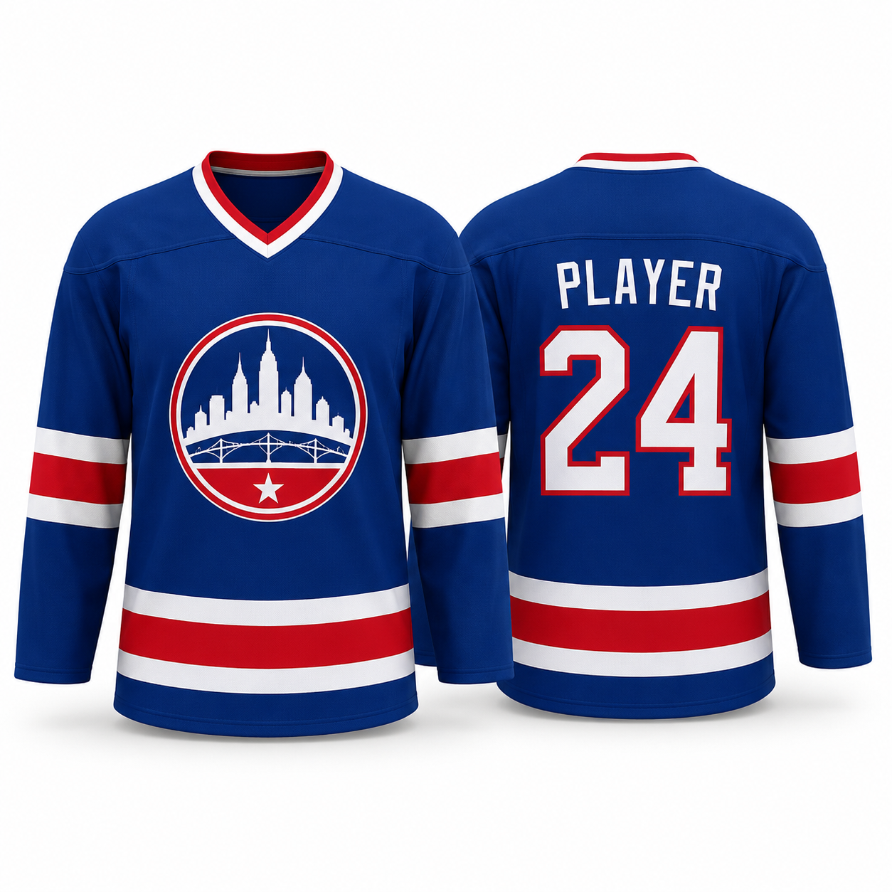 Replikadrakt hockey | Supporterdrakt med eget design 2026 Norsk hockeyjersey Replikadrakt hockey | Supporterdrakt med eget design 2026 - Bilde 7