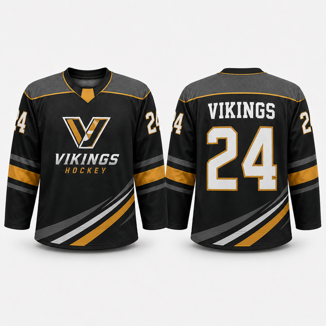 Replikadrakt hockey | Supporterdrakt med eget design 2026 Norsk hockeyjersey Replikadrakt hockey | Supporterdrakt med eget design 2026 - Bilde 3