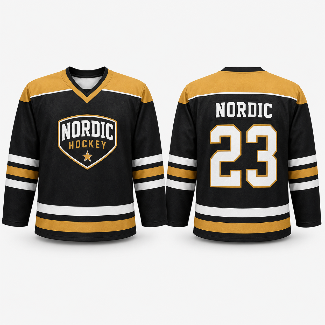 Replikadrakt hockey | Supporterdrakt med eget design 2026 Norsk hockeyjersey Replikadrakt hockey | Supporterdrakt med eget design 2026 - Bilde 2