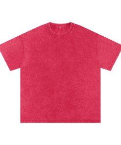 Oversized T-skjorte i bomull med snow wash - Bilde 3