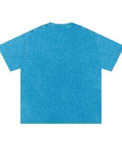 Oversized T-skjorte i bomull med snow wash - Bilde 8