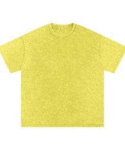 Oversized T-skjorte i bomull med snow wash - Bilde 5