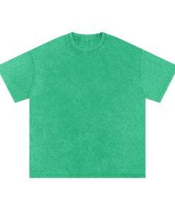 Snow Washed Oversized Cotton T-Shirt - Bilde 3