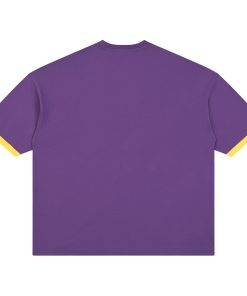 Unisex Color Block Drop Shoulder T-Shirt - Bilde 10