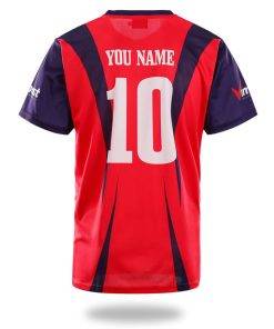 Custom Simple Red Soccer Jersey - Bilde 2