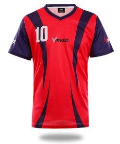 Custom Simple Red Soccer Jersey