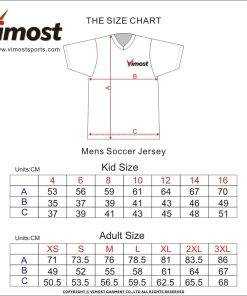 Custom Simple Red Soccer Jersey - Bilde 3