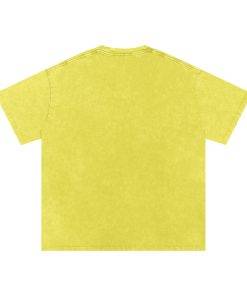 Oversized T-skjorte i bomull med snow wash - Bilde 6