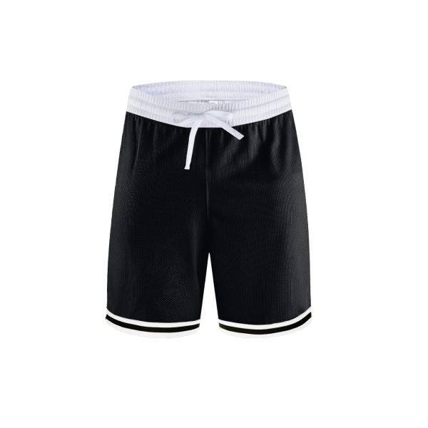 Klassiske basketballshorts med stripekant