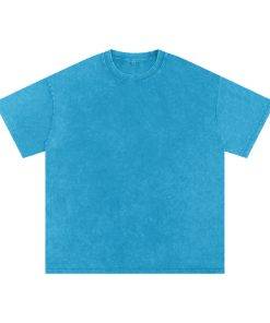 Snow Washed Oversized Cotton T-Shirt - Bilde 11