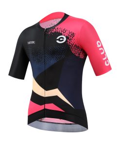 Kortermet sykkeltrøye for herre med geometriske paneler og AeroFit-passform | DS10958 - Bilde 4