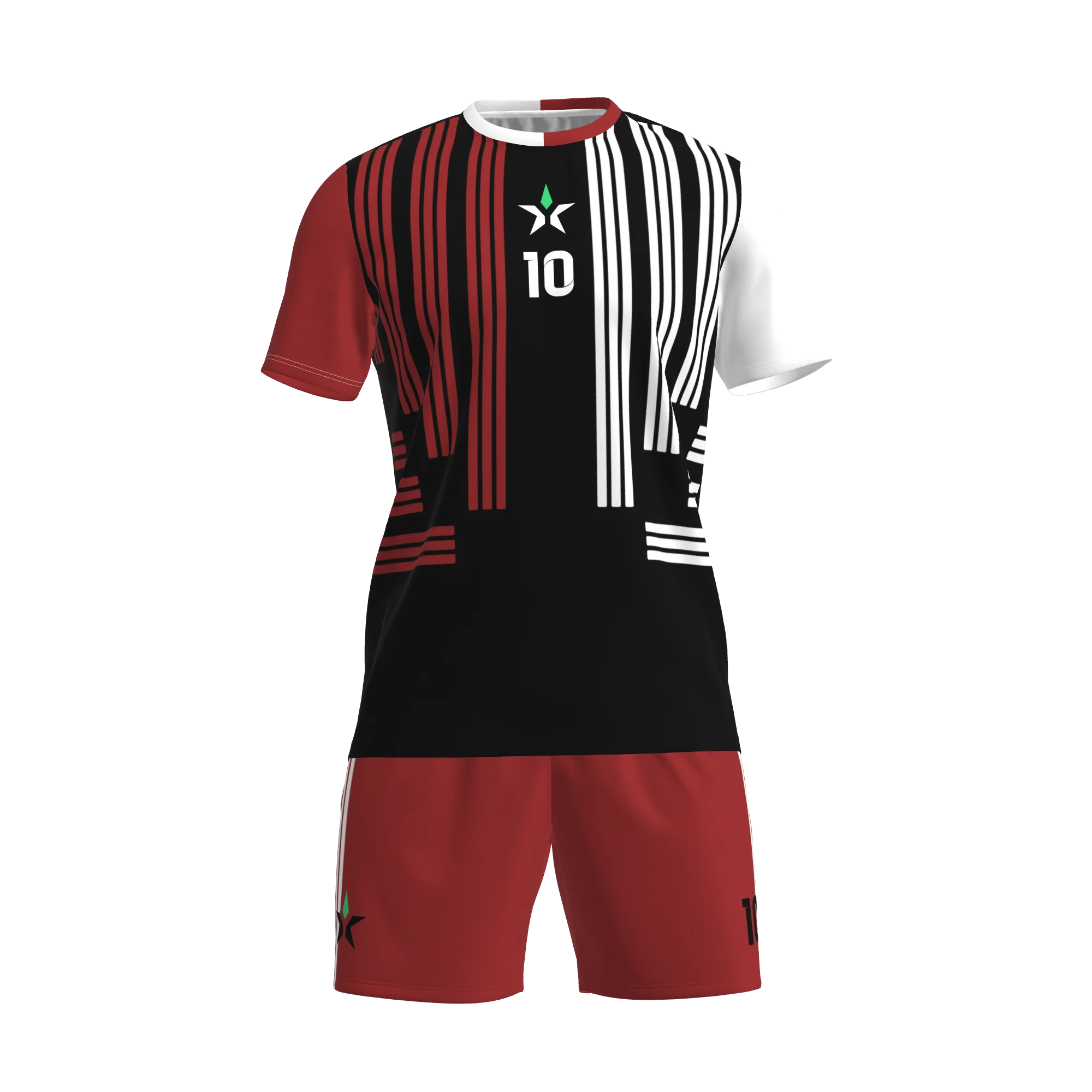Fotballsett MYTH STAR – premium design med striper