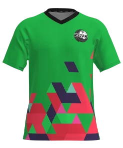 Unisex fotballdrakt – broderte striper